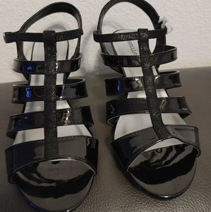 Black Marbella Heels